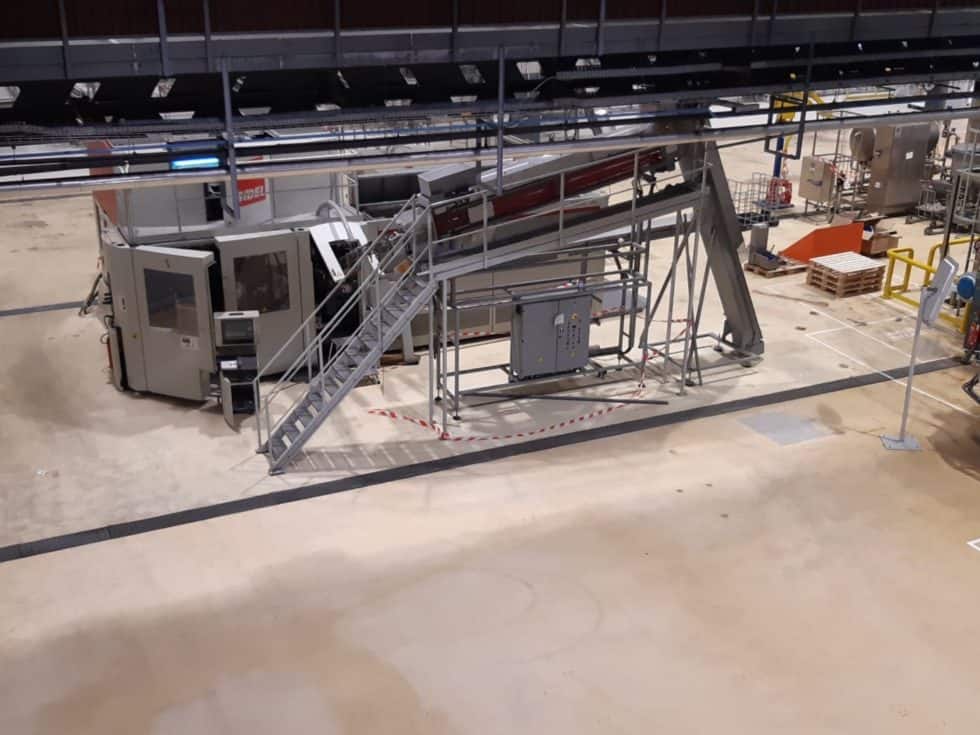 Ansicht links von SIDEL SBO 16 Serie 2