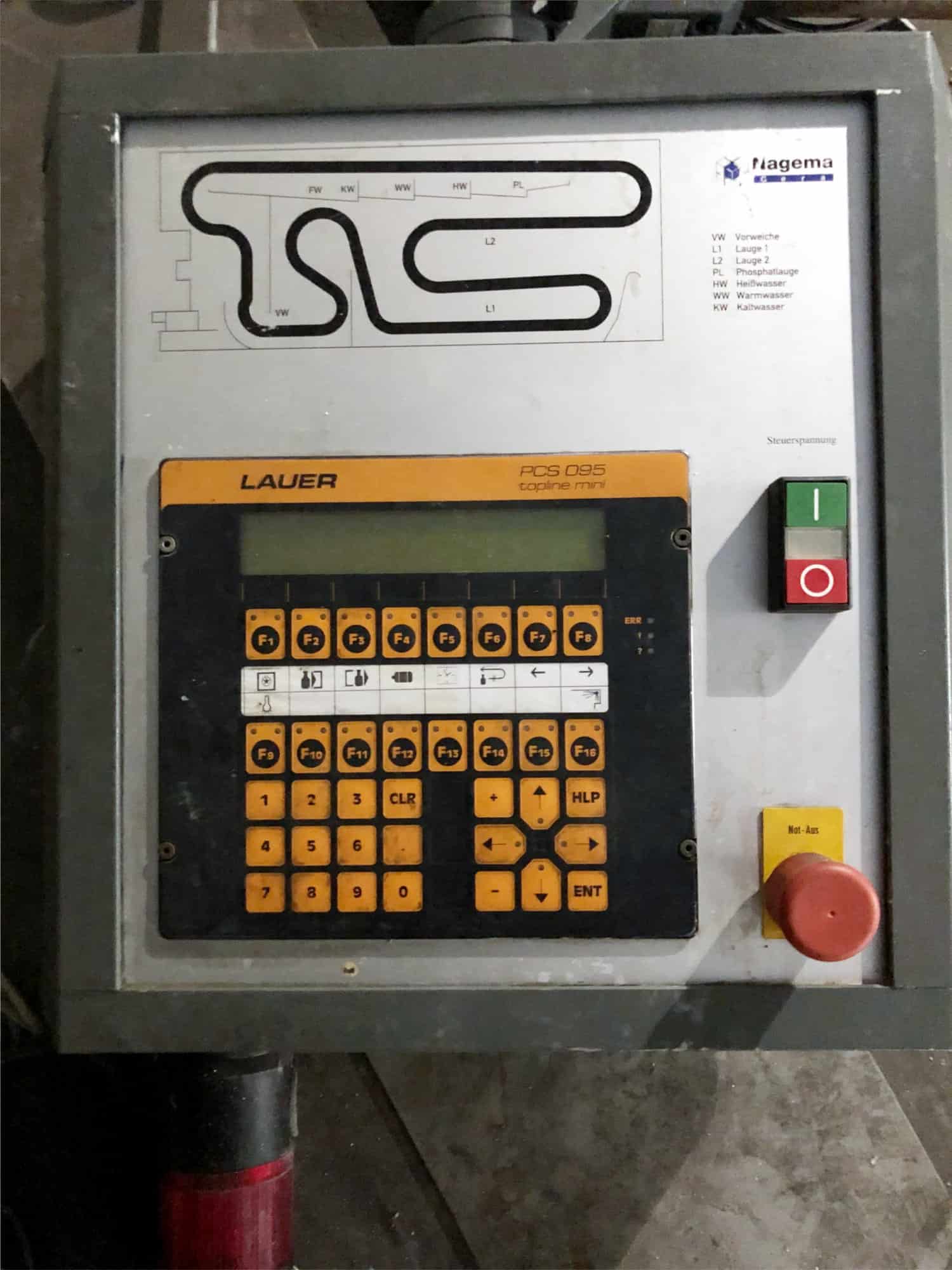 Steuergerät of GM Gera NAGEMA Arcade DS 02 / 102 / 16 Conti