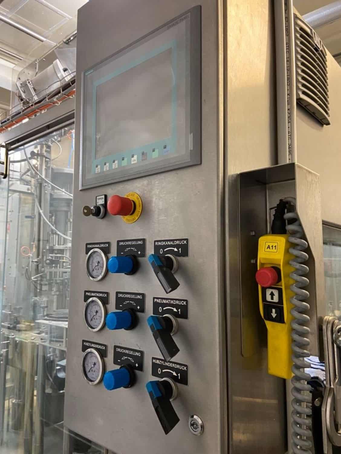 Steuergerät of Nagel, PAC, Juwatec, ICS Returnable Glass Filling line for beer, soft drink