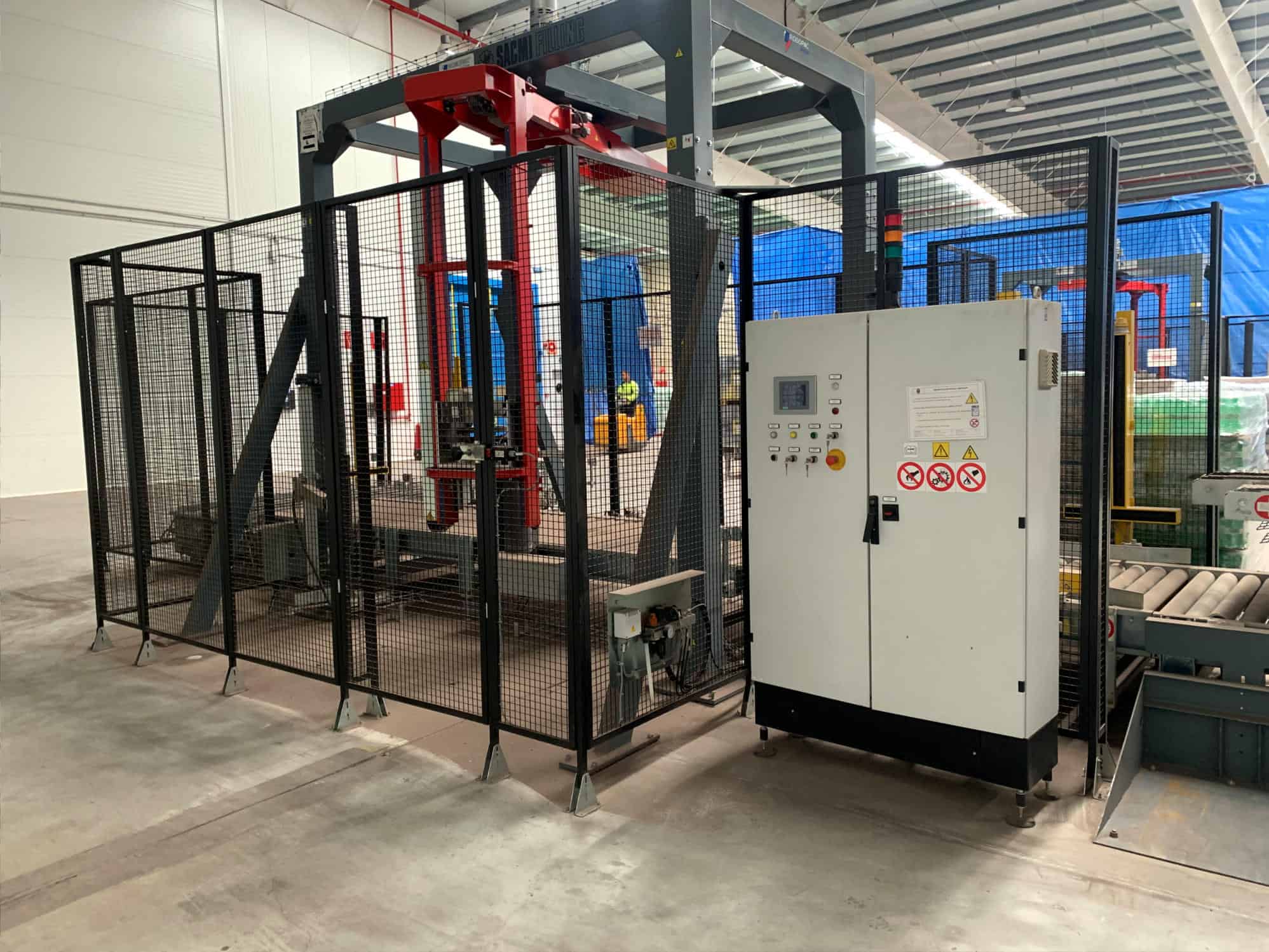 Ansicht links von Sacmi / Robopac Palletizer, Genesis, Helix HS40