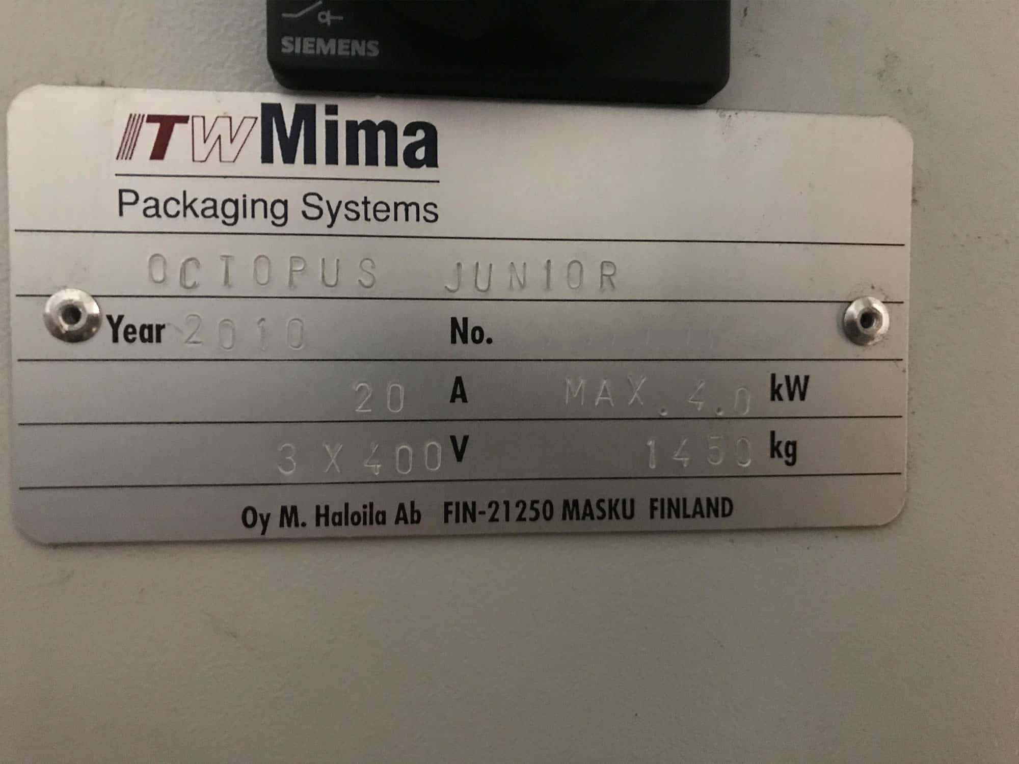 Schreibmaschinenschild oder Haloila Octopus Junior