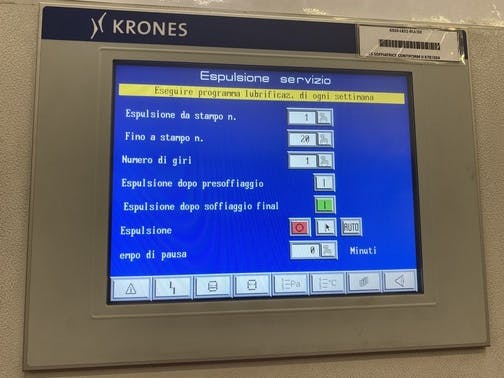 Steuergerät of Krones Contiform S20